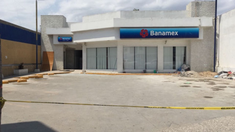 Asaltan sucursal bancaria de Banamex en plena zona centro de Altamira