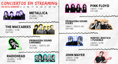 ¿Listo para más música? Estos son los conciertos en streaming que podrás disfrutar