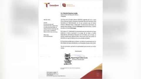 Confirma SET “Mega Puente” Escolar en Tamaulipas