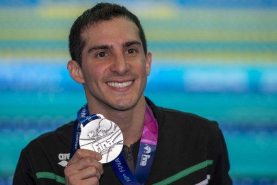 Medalla de plata en natación para Rommel Pacheco
