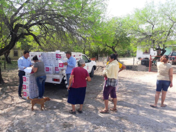 Entrega DIF Tamaulipas dotación de la Canasta Básica