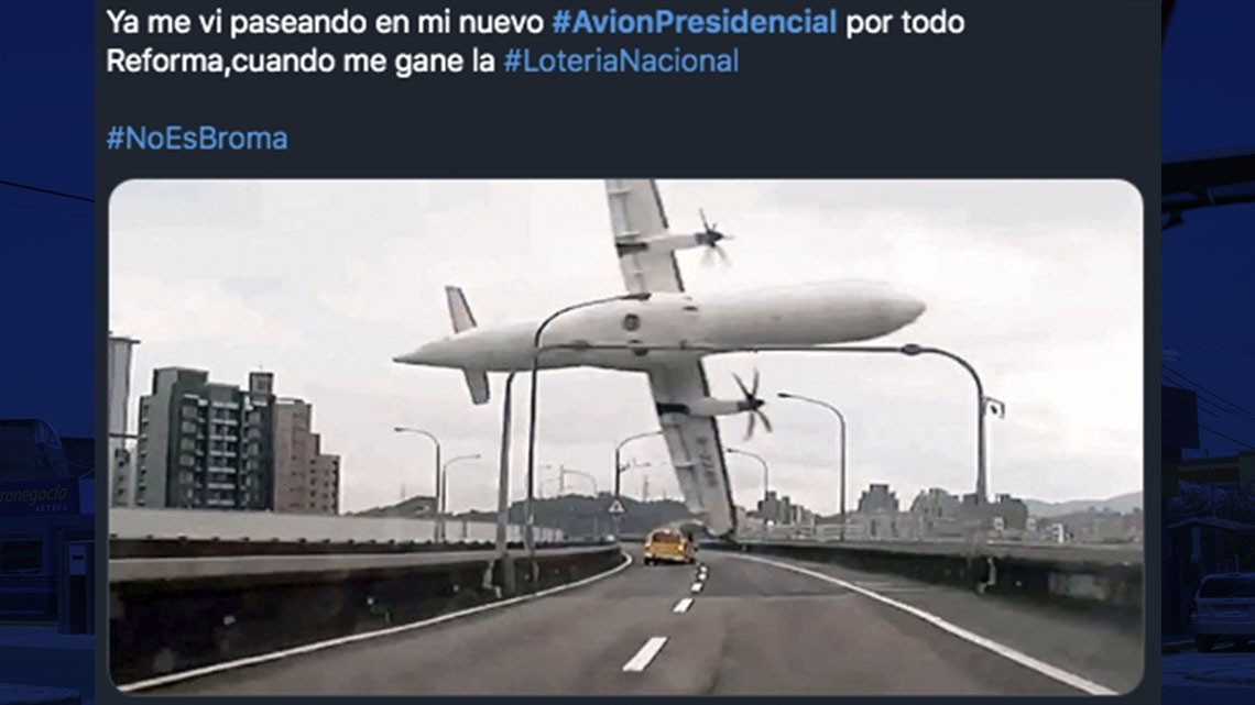 Diviértete con los mejores 'memes' de la rifa del avión presidencial