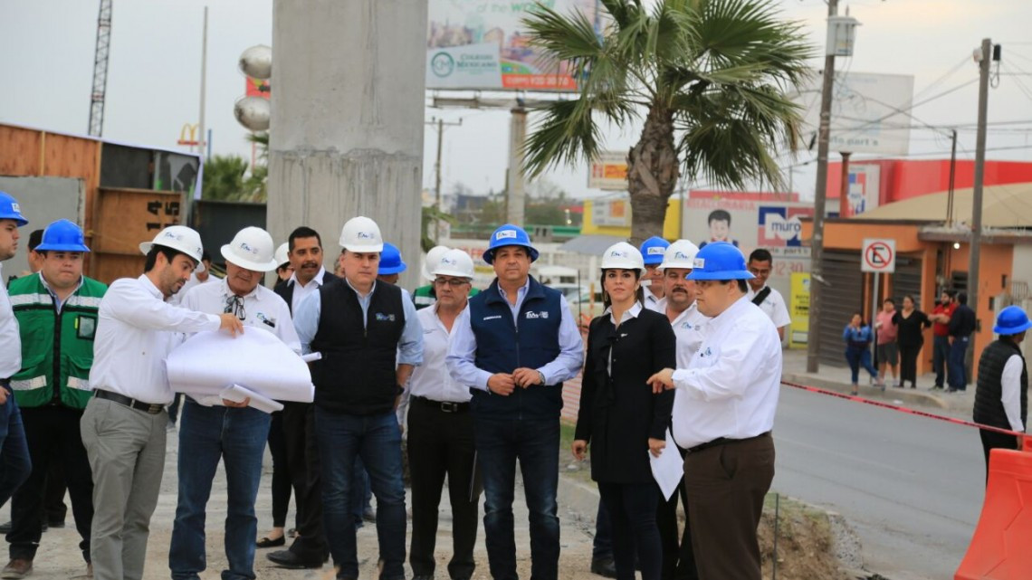 Supervisa Gobernador avance de obra en Reynosa
