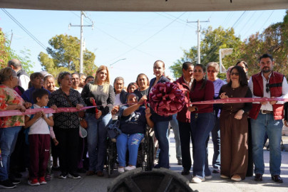 Gobierno de Carmen Lilia Canturosas entrega obras estratégicas de drenaje y colectores pluviales en 3 colonias de Nuevo Laredo