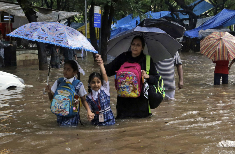 Intensas lluvias afectan el sur de Asia