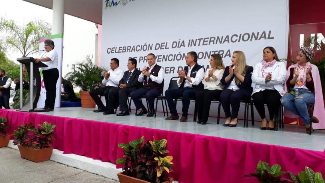 Conmemoraron en Tampico el día mundial de la lucha contra el cáncer de mama