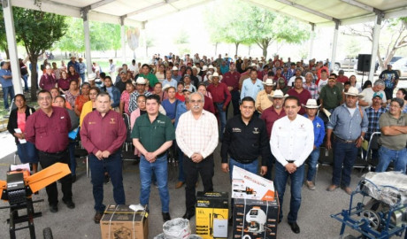 Impulsa Gobierno de Tamaulipas al campo con entrega de implementos agrícolas