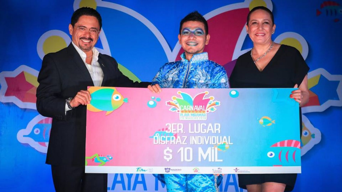 Se realiza premiación de los ganadores del Carnaval Playa Miramar 2018