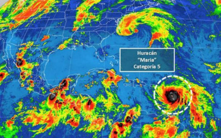 Huracán 'María' se enfila a Puerto Rico después de afectar Dominica