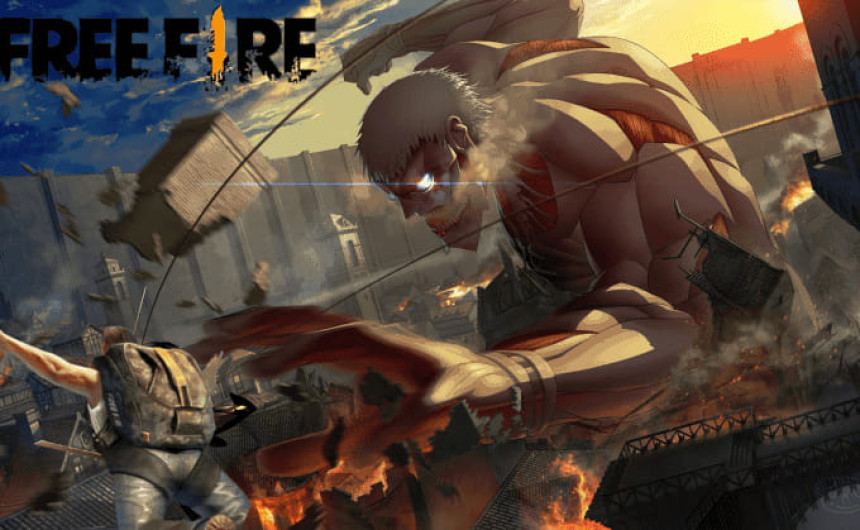 ‘Free Fire’ hará colaboración con Attack On Titan