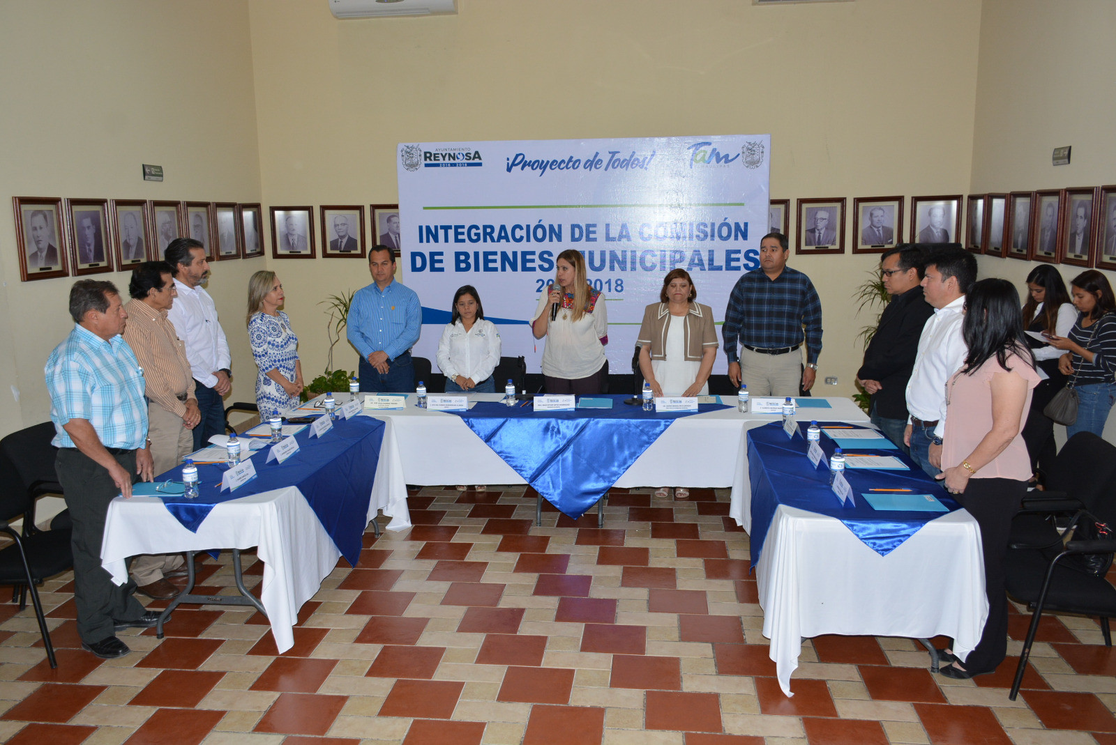 Instala Alcaldesa Comisión de Bienes Municipales