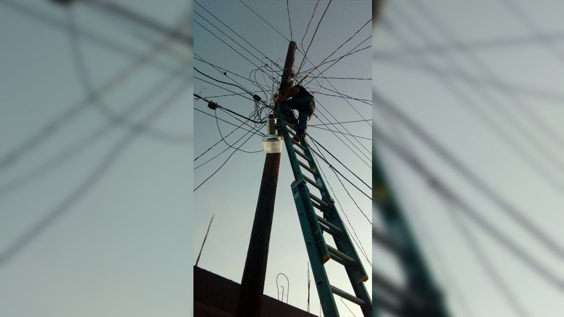 Rehabilitan más de 20 mil lámparas en Reynosa