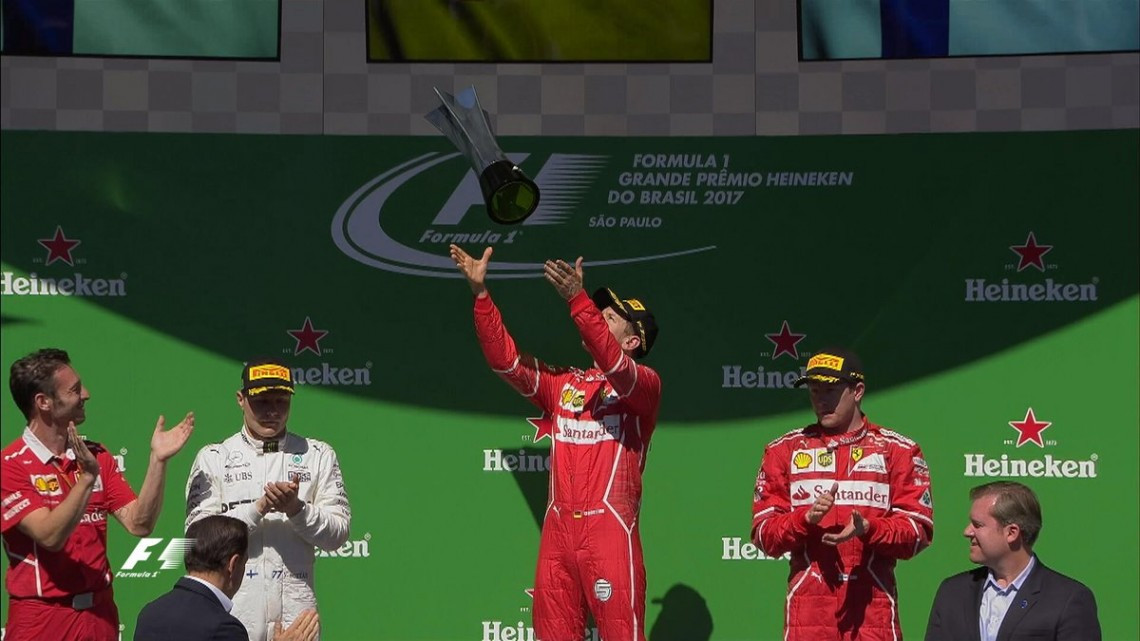 Sebastian Vettel se impone en el GP de Brasil 2017