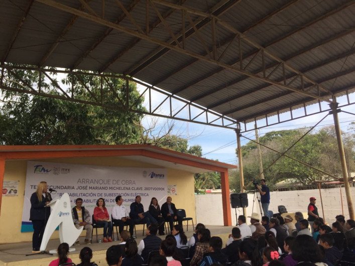 Obras de electrificación en escuelas y áreas públicas son una prioridad