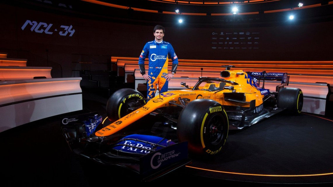 Presenta McLaren su monoplaza para la Fórmula 1 en 2019