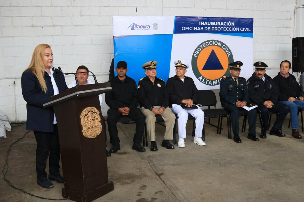 Inauguran nuevas oficinas de la Dirección de Protección Civil en Altamira