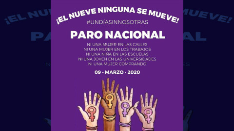 Usuarias de redes sociales proponen "Paro Nacional de Mujeres"