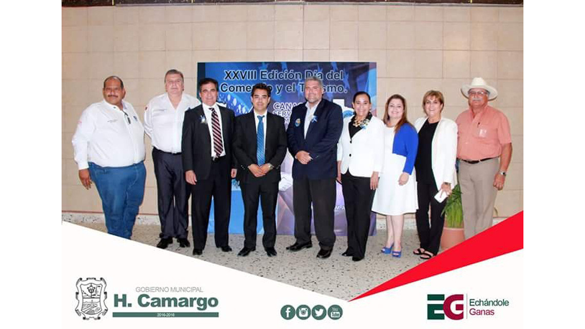 Festejan la "XXVIII edición del día del comercio y el turismo" en Camargo