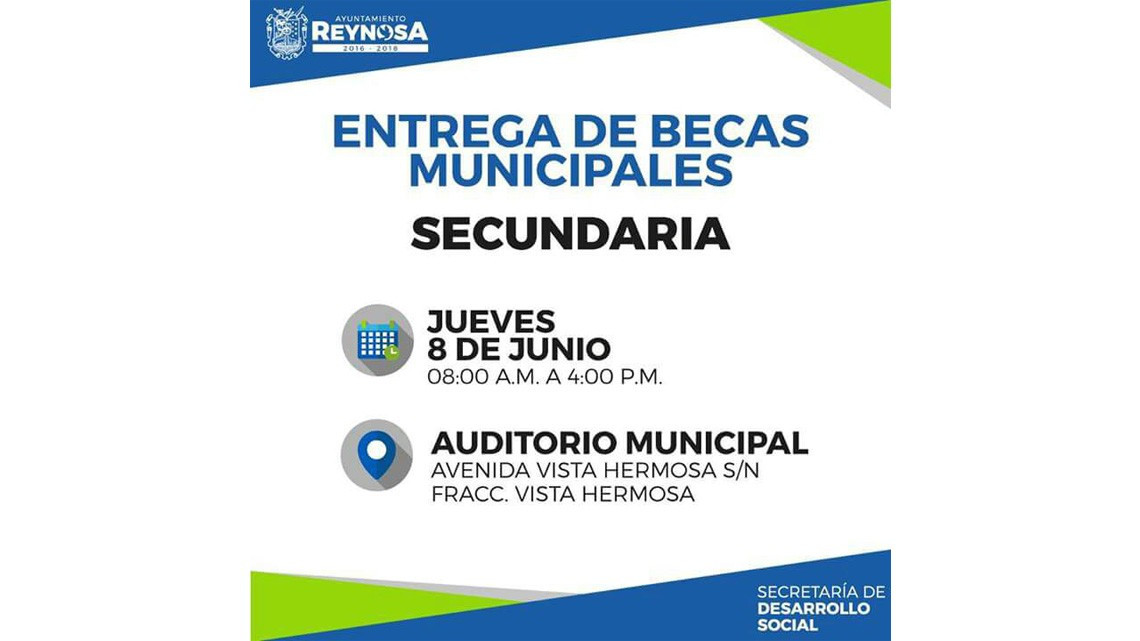 Dan a conocer fechas para entrega de tarjetas de becas
