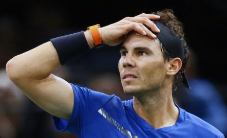 Por lesión, Nadal abandona el Masters de París