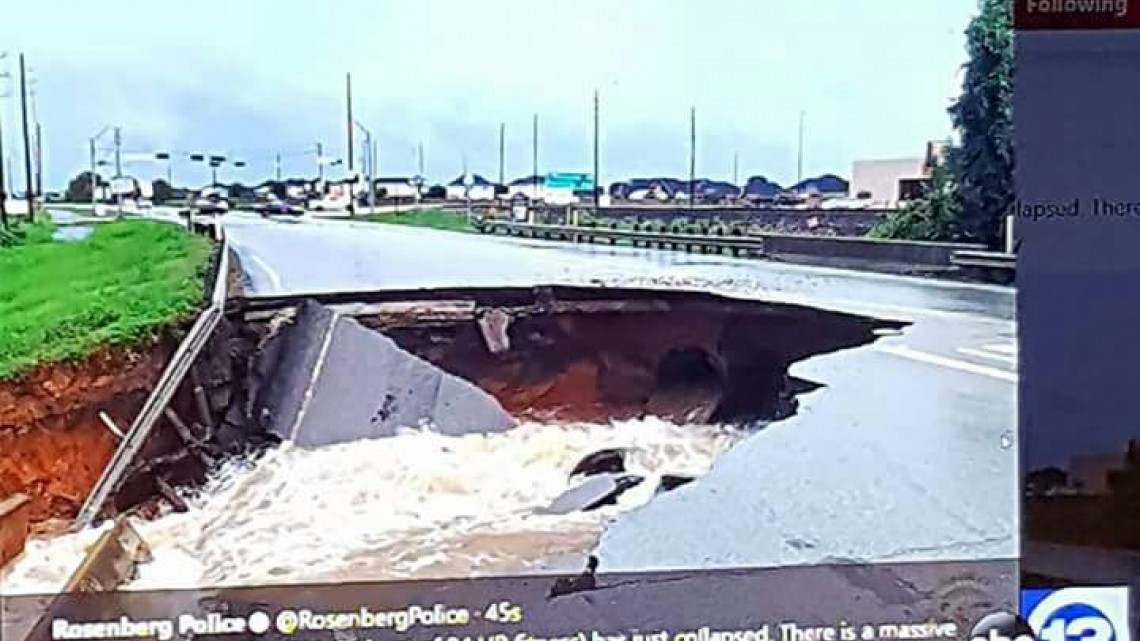 "Harvey" deja grandes daños a su paso por Texas