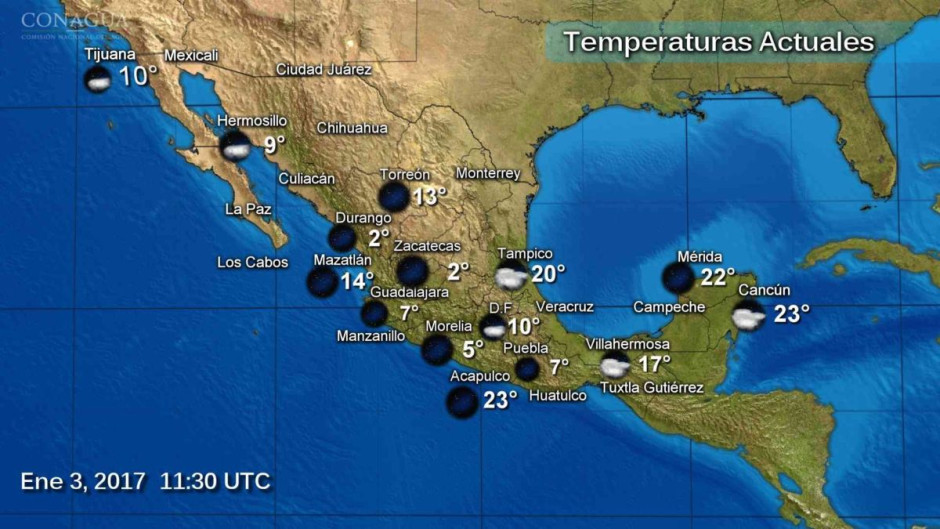 Se prevé ambiente cálido en gran parte del país