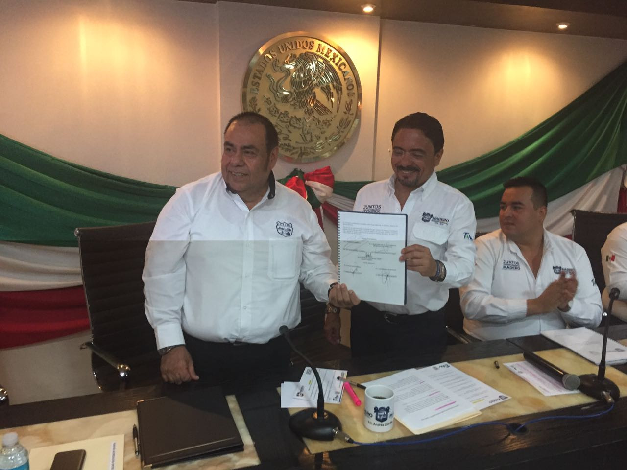 ⁠⁠⁠Firman Sutsha y Ayuntamiento de Madero contrato colectivo