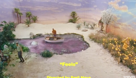 Calvin Harris, Katy Perry, Pharrell y Bieg Sean en el video de Feels