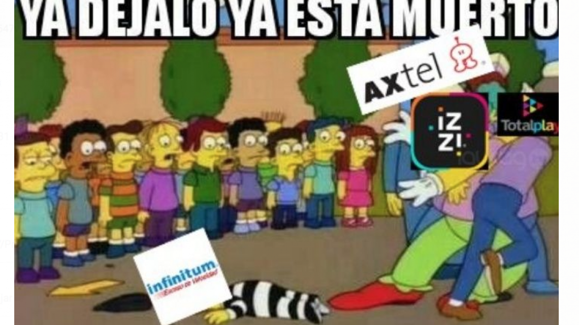 Mexicanos se burlan de la caída de infinitum