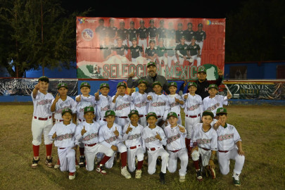 Felicita Carlos Peña Ortiz a la Selección de México de Béisbol U10
