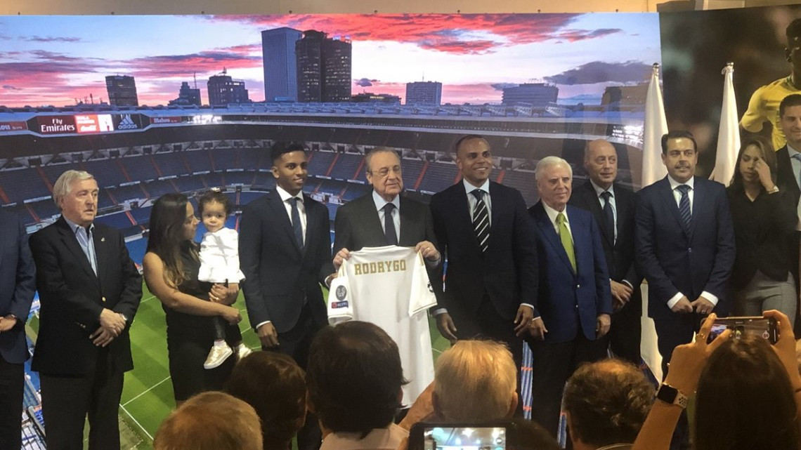 Rodrygo es presentado como nuevo jugador del Real Madrid