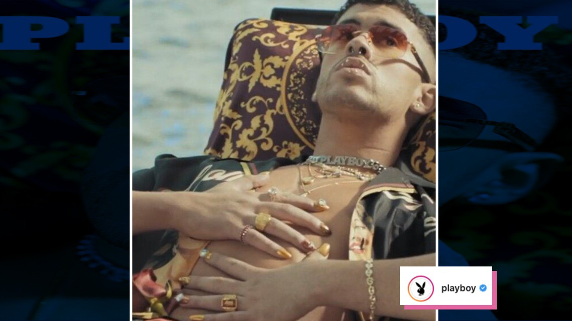 Bad Bunny posa para Playboy