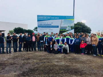 Inician construcción de campo de tiro con arco