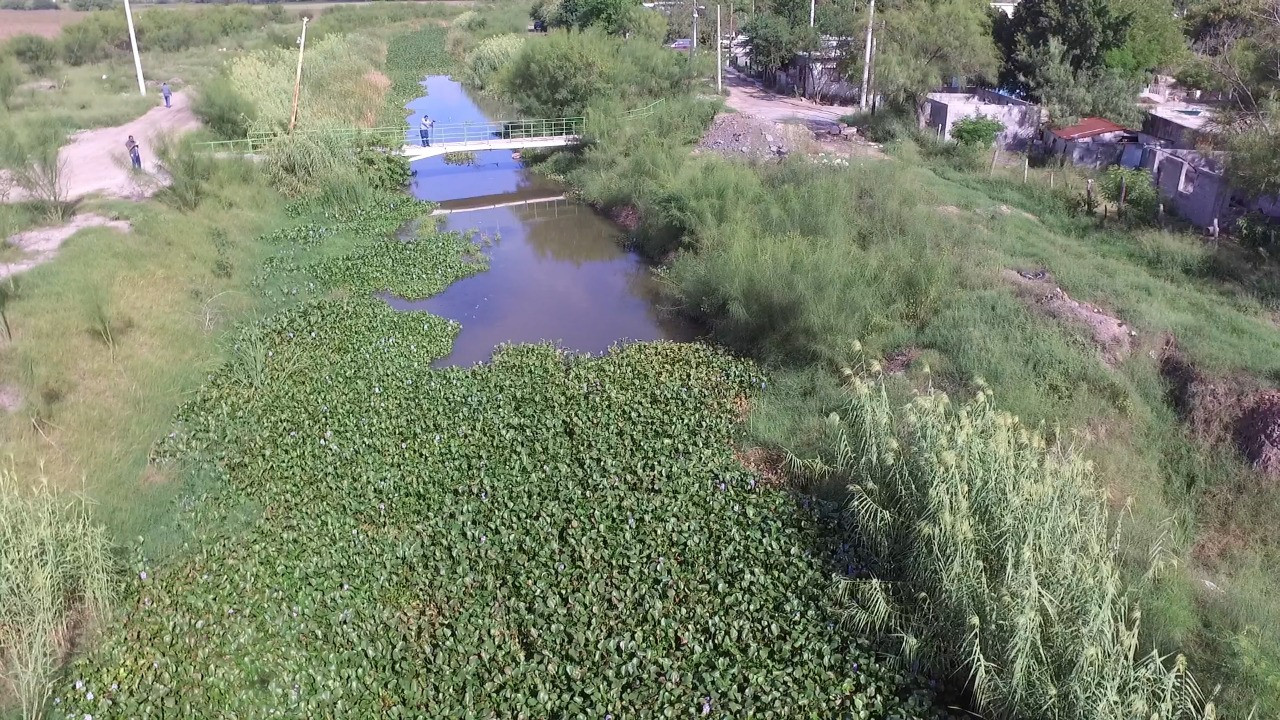 Este lunes Iniciarán los Trabajos preventivos de limpieza en el dren Rio Bravo.