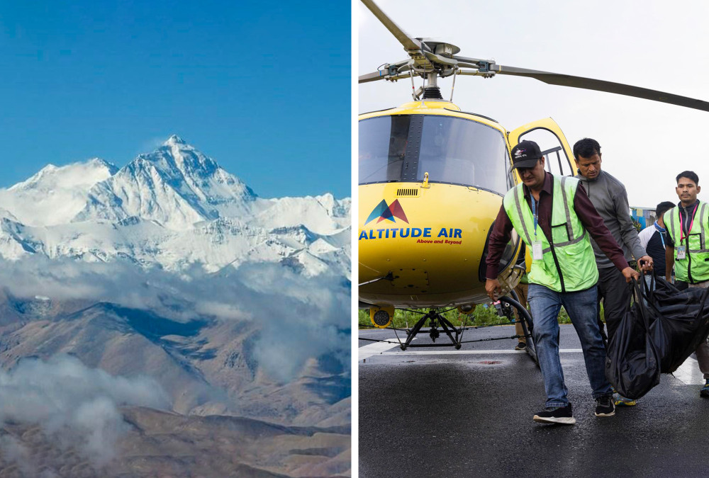 Mueren 5 turistas mexicanos al estrellarse helicóptero cerca del Everest