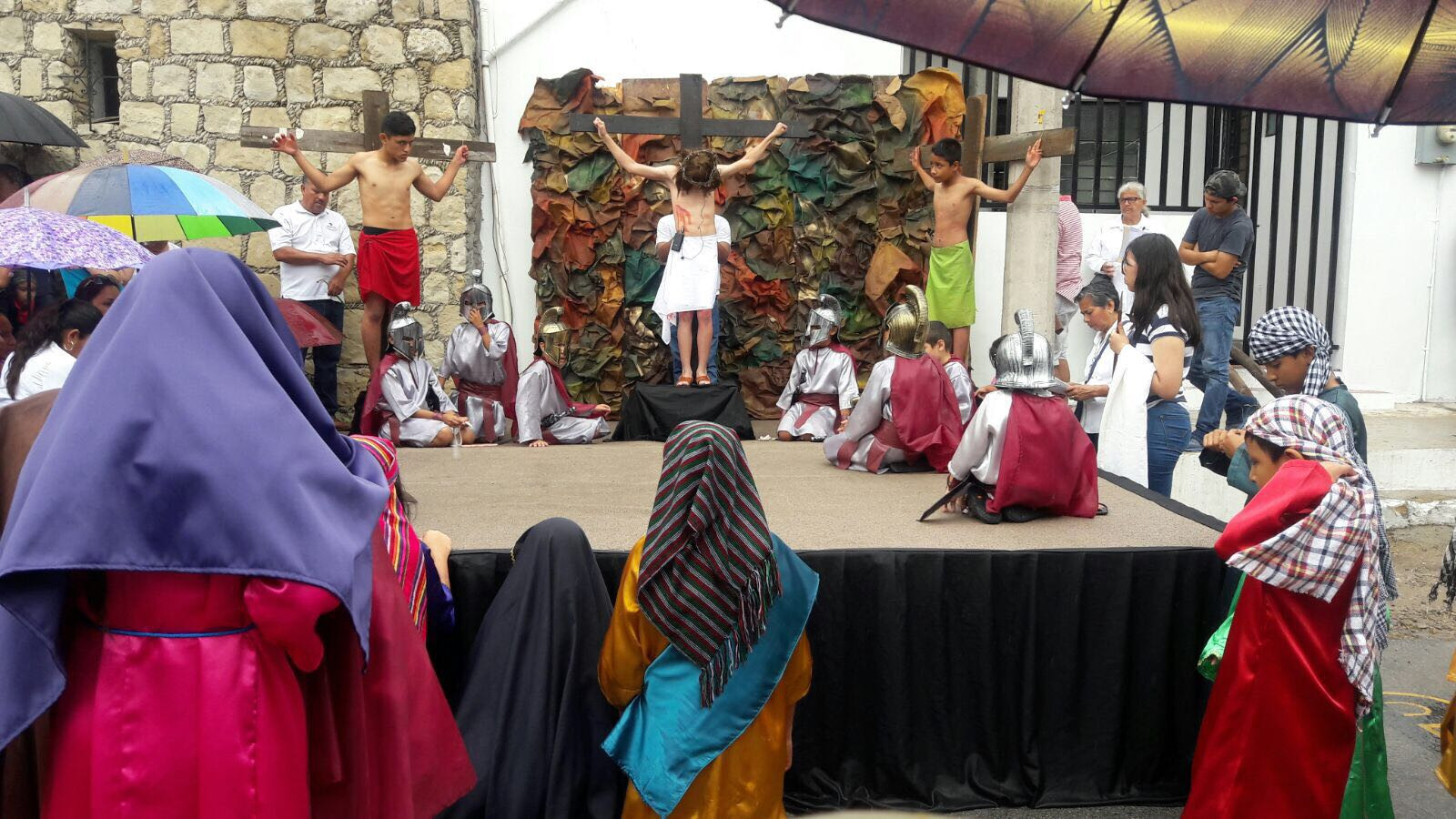 Realizan Viacrucis Infantil en  Iglesia de Ciudad Madero