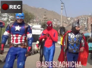 Los Avengers y Gatubela imparten justicia en Perú 