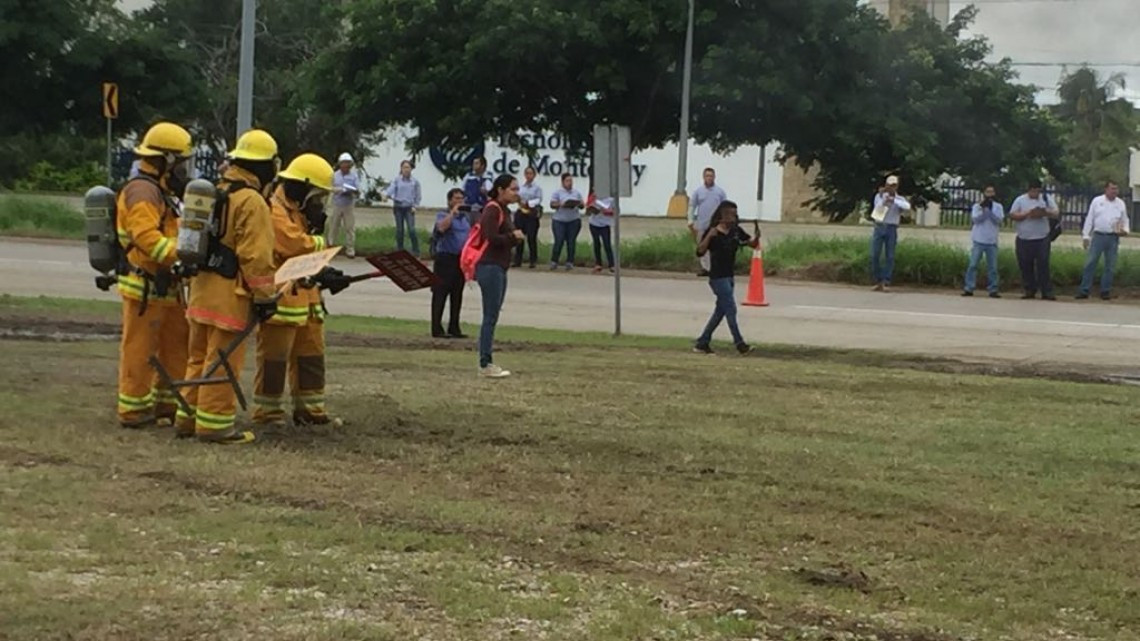 Realizan simulacro de contingencia en Altamira