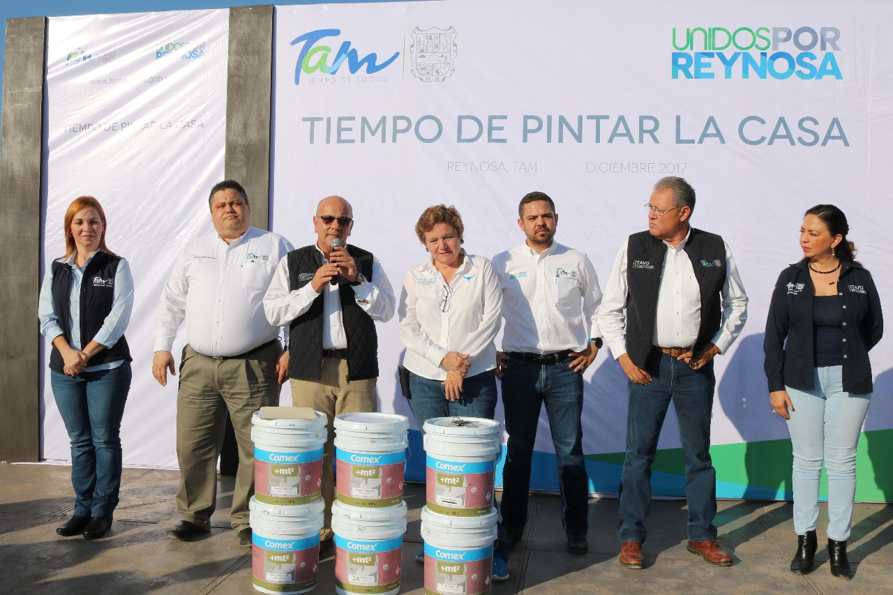 Arranca en Reynosa Programa “Tiempo de Pintar la Casa”