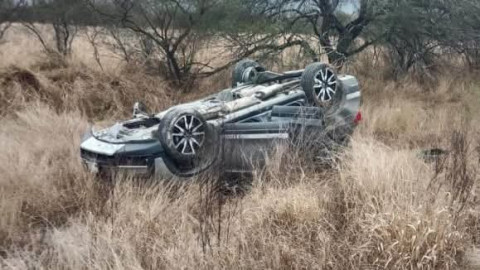 Secretario del Trabajo Gerardo Illoldi sufre accidente automovilístico en carretera Victoria-Matamoros