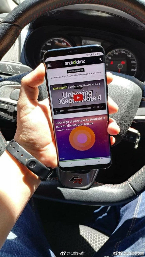 Sujeto publica fotos del nuevo Samsung Galaxy S8 
