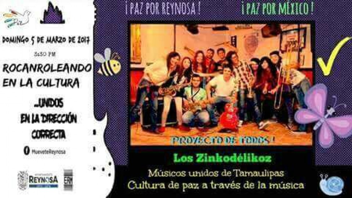 Presentan concierto Paz por Reynosa, Paz por México