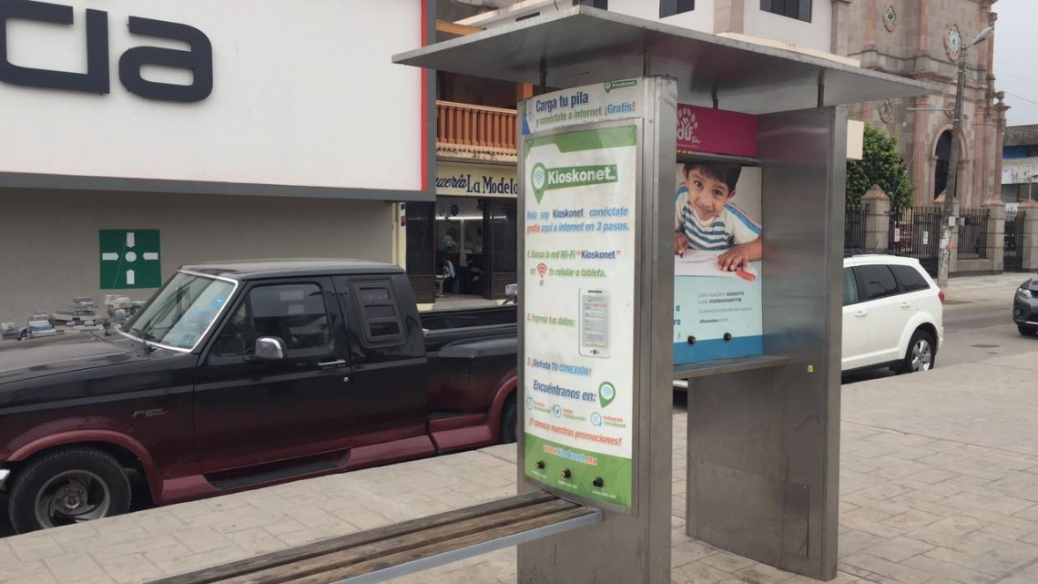 El "kioskonet" se descompone en la plaza Madero