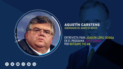 Refrenda Carstens decisión de dejar Banco de México