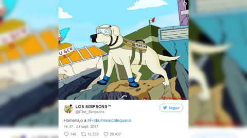 Los Simpsons rinden tributo a "Frida" a su estilo 