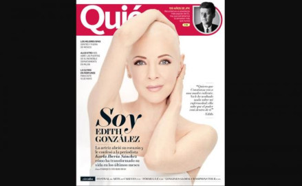 Edith González en portada de la revista “Quién”