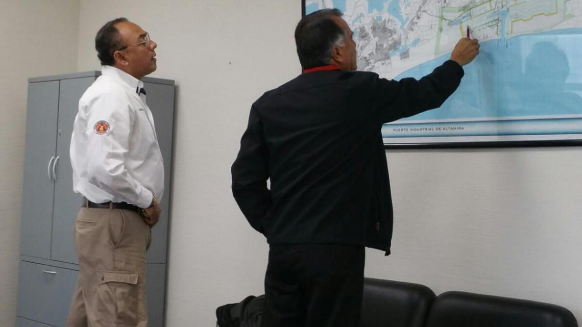 PC regional y API Altamira se coordinan en materia de protección a la población