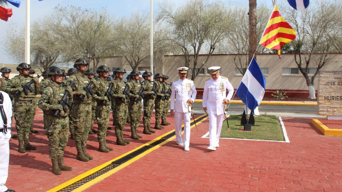 Contralmirante Víctor Manuel Salas Hernández toma posesión al frente del Sector Naval de Matamoros