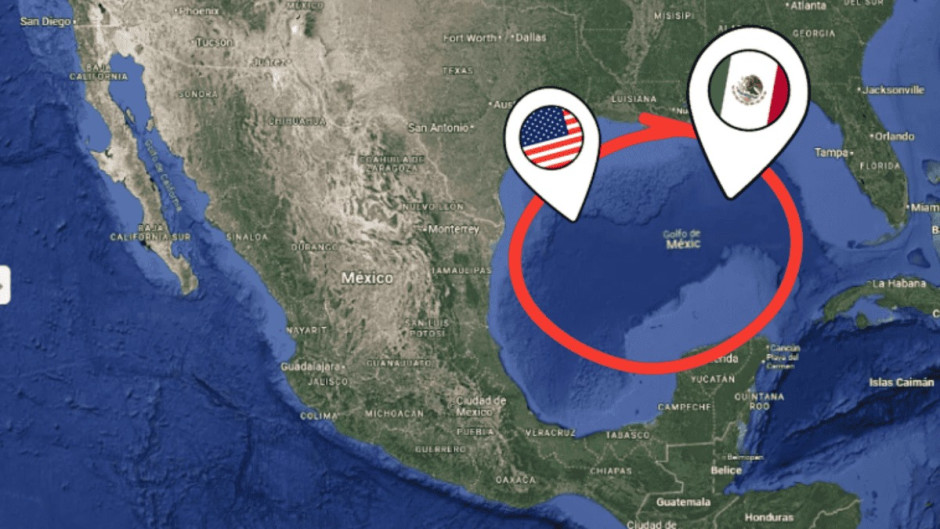 Google cambiará nombre de “Golfo de México” a “Golfo de América” en EU