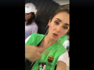 Anahí pide ayuda humanitaria para Chiapas 